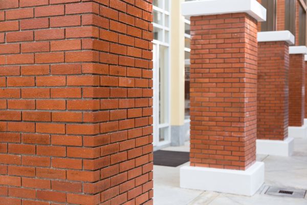 Brick Column Installation in Anoka