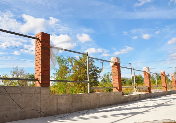 Brick Pillar Installation in Anoka